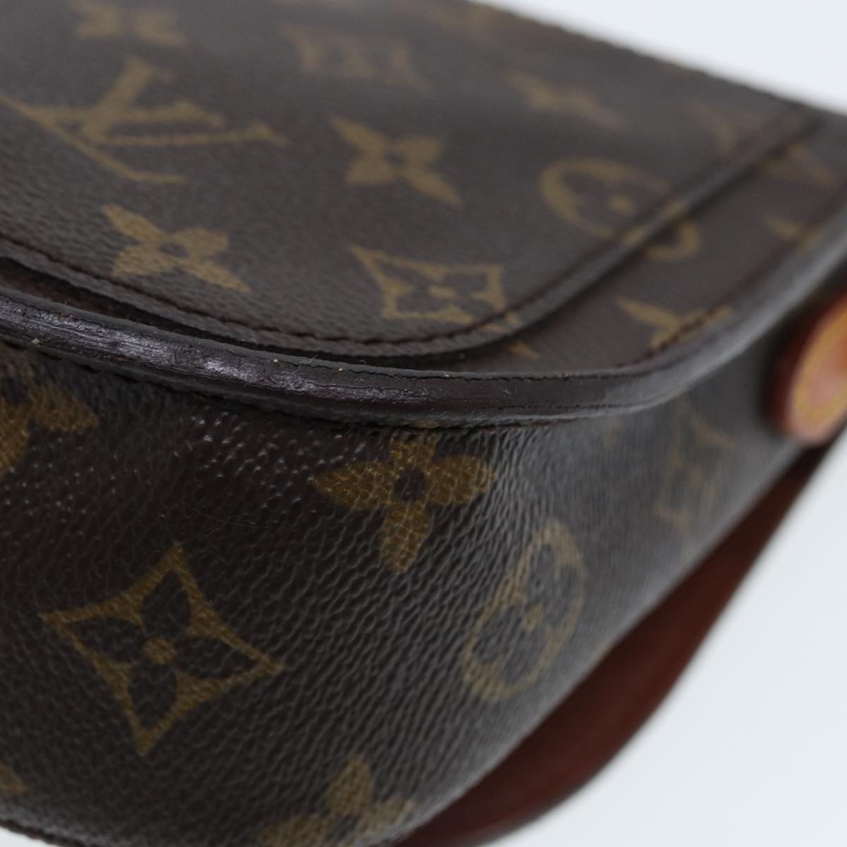 LOUIS VUITTON Monogram Saint Cloud MM Shoulder Bag M51243 LV Auth 79825