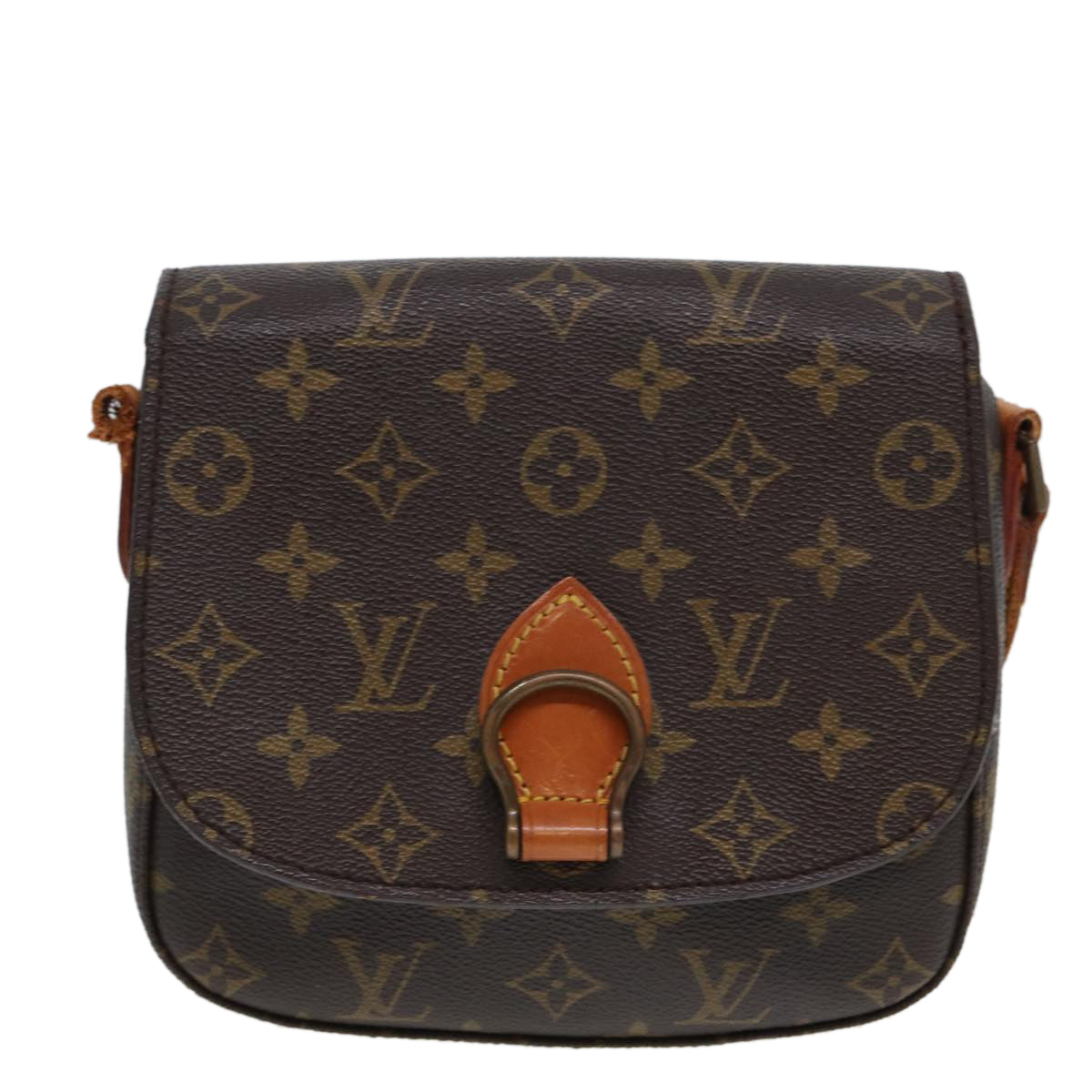 LOUIS VUITTON Monogram Saint Cloud MM Shoulder Bag M51243 LV Auth 79825