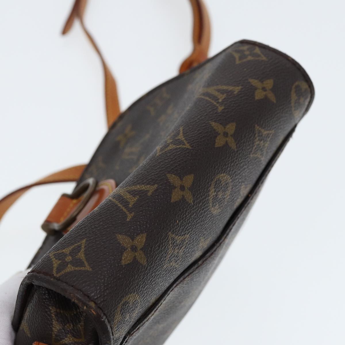 LOUIS VUITTON Monogram Saint Cloud MM Shoulder Bag M51243 LV Auth 79825