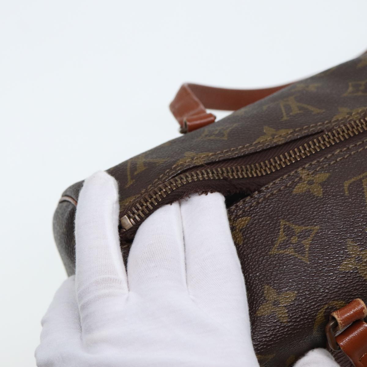 LOUIS VUITTON Monogram Papillon 30 Hand Bag M51385 LV Auth 79829