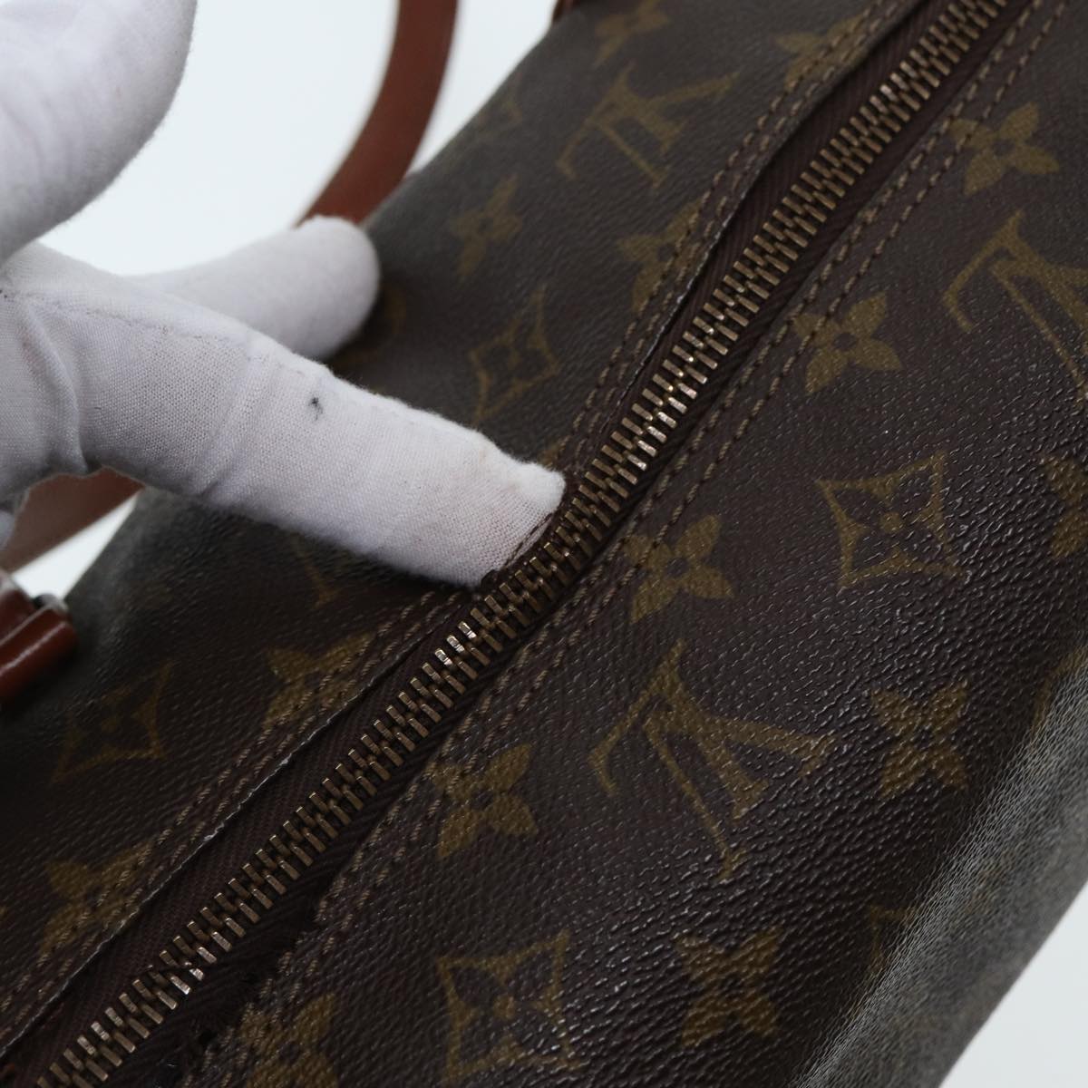 LOUIS VUITTON Monogram Papillon 30 Hand Bag M51385 LV Auth 79829