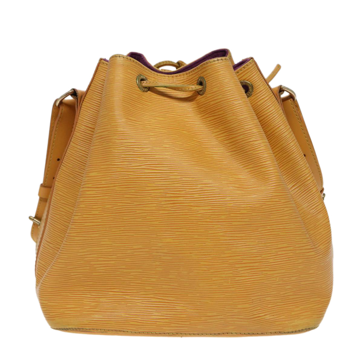 LOUIS VUITTON Epi Petit Noe Shoulder Bag Tassili Yellow M44109 LV Auth 79839