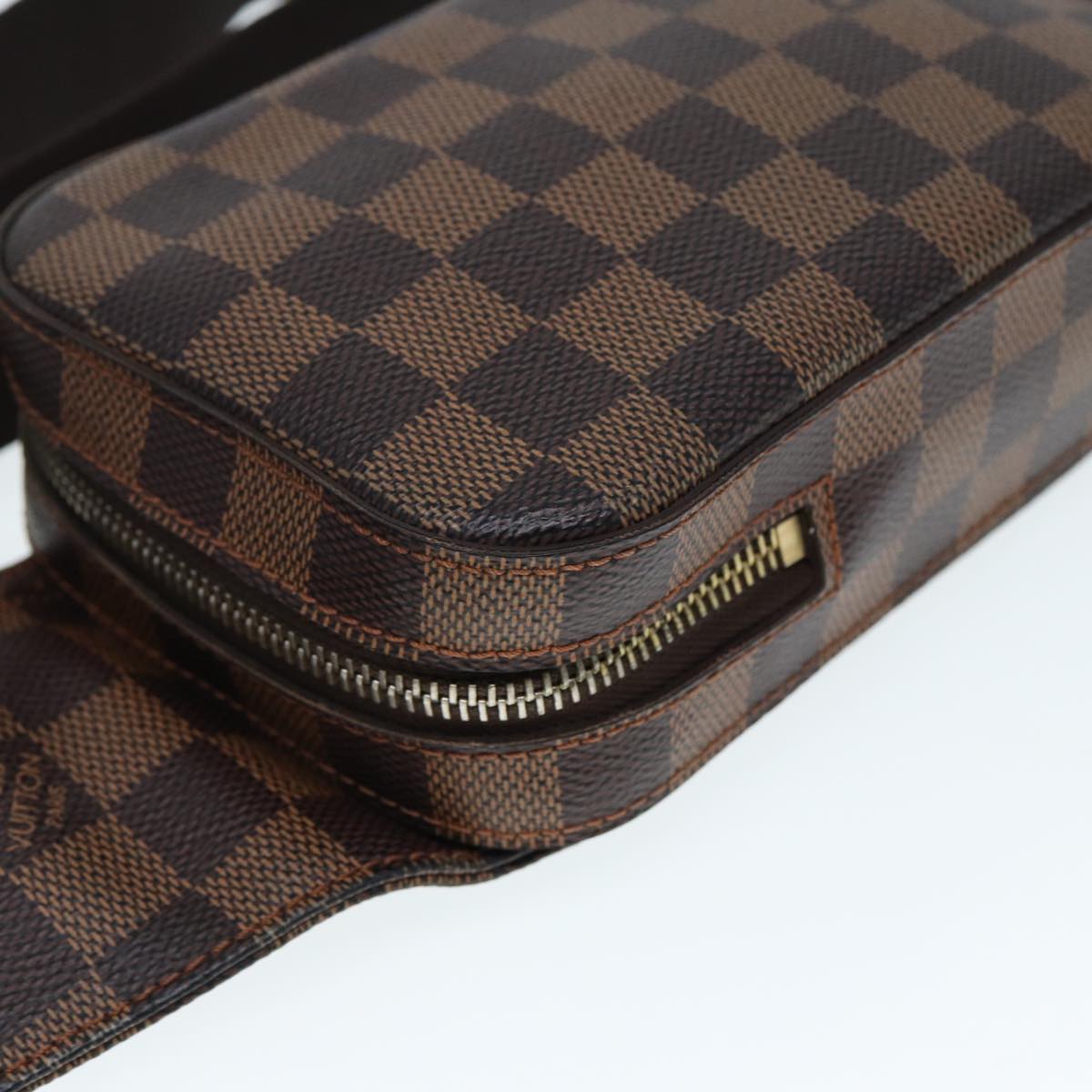 LOUIS VUITTON Damier Ebene Geronimos Shoulder Bag N51994 LV Auth 79841