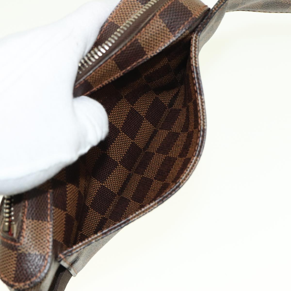 LOUIS VUITTON Damier Ebene Geronimos Shoulder Bag N51994 LV Auth 79841