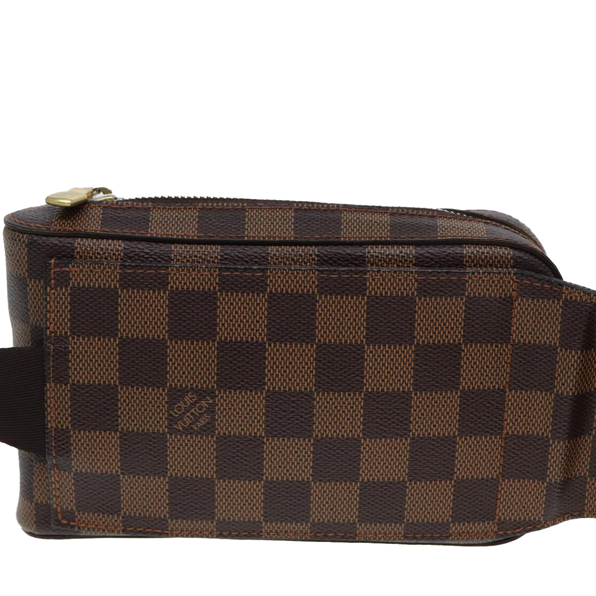 LOUIS VUITTON Damier Ebene Geronimos Shoulder Bag N51994 LV Auth 79841