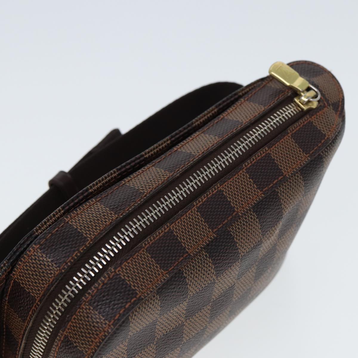 LOUIS VUITTON Damier Ebene Geronimos Shoulder Bag N51994 LV Auth 79841