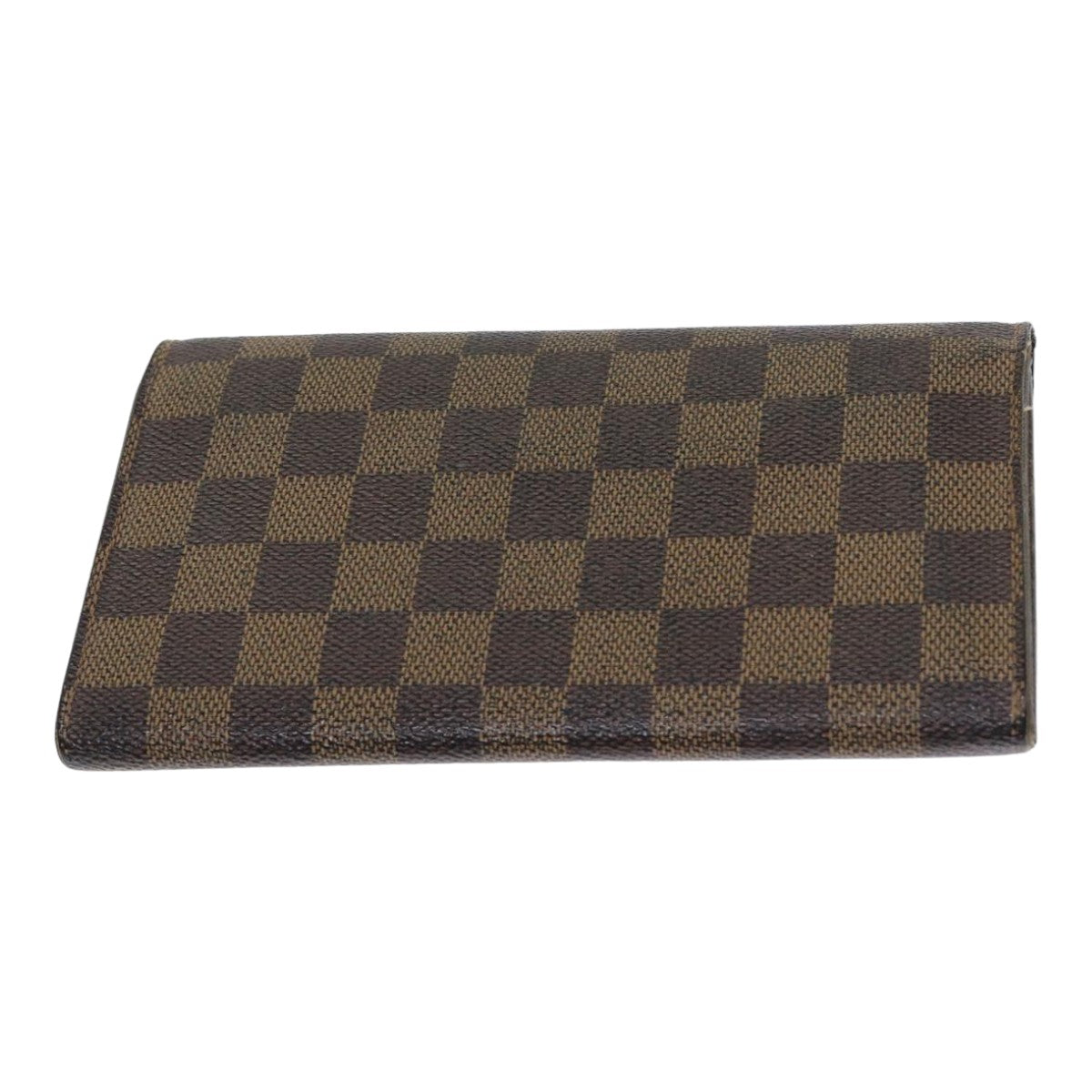 LOUIS VUITTON Damier Ebene Porte Monnaie Credit Wallet N61725 LV Auth 79856 - 0