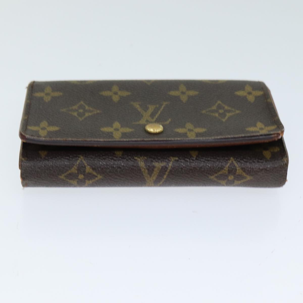 LOUIS VUITTON Monogram Porte Monnaie Billets Tresor Wallet M61730 LV Auth 79857