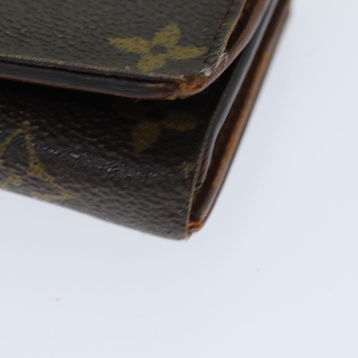 LOUIS VUITTON Monogram Porte Monnaie Billets Tresor Wallet M61730 LV Auth 79857