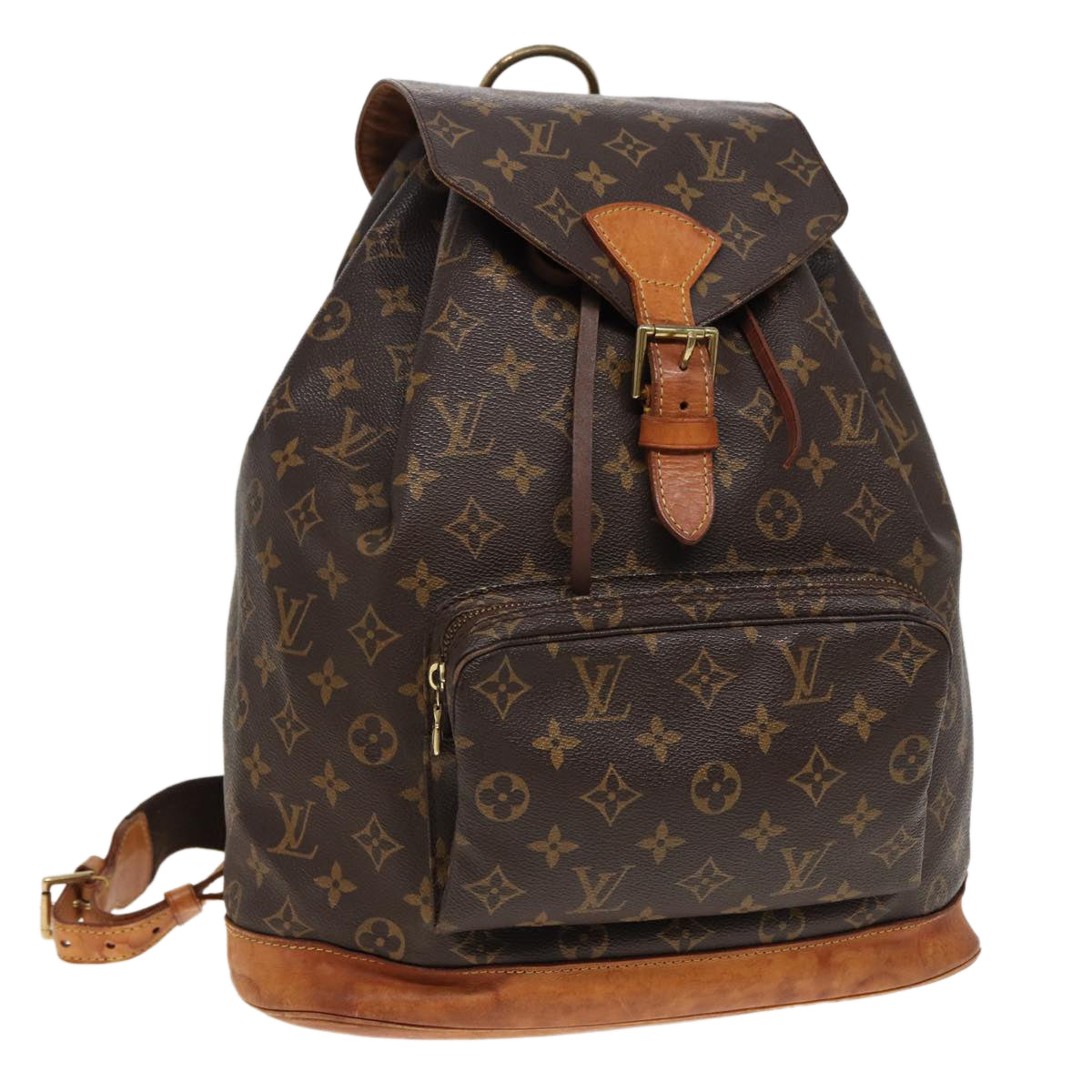 LOUIS VUITTON Monogram Montsouris GM Backpack M51135 LV Auth 79870