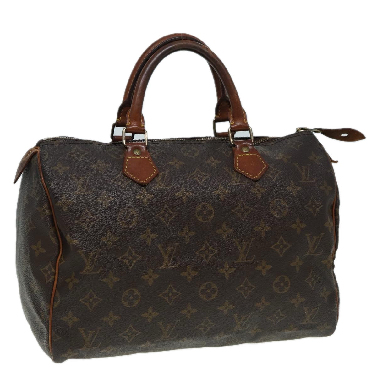 LOUIS VUITTON Monogram Speedy 30 Hand Bag M41526 LV Auth 79883