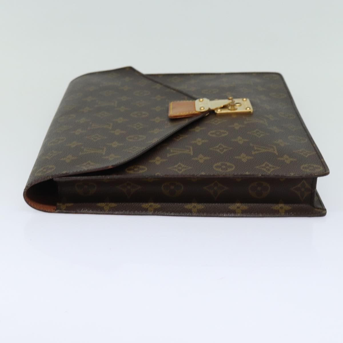 LOUIS VUITTON Monogram Porte Documents Senatur Briefcase M53335 LV Auth 79899