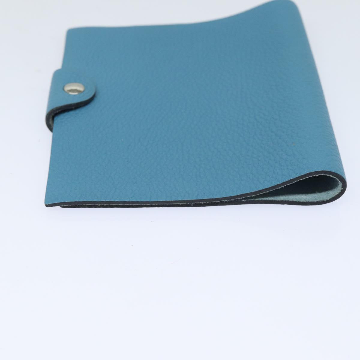 HERMES Yuris PM Day Planner Cover Leather Blue Auth 79910