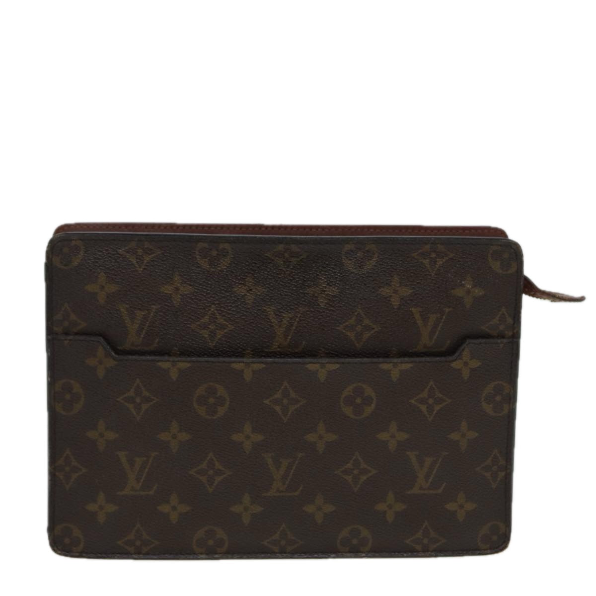 LOUIS VUITTON Monogram Pochette Homme Clutch Bag M51795 LV Auth 79913