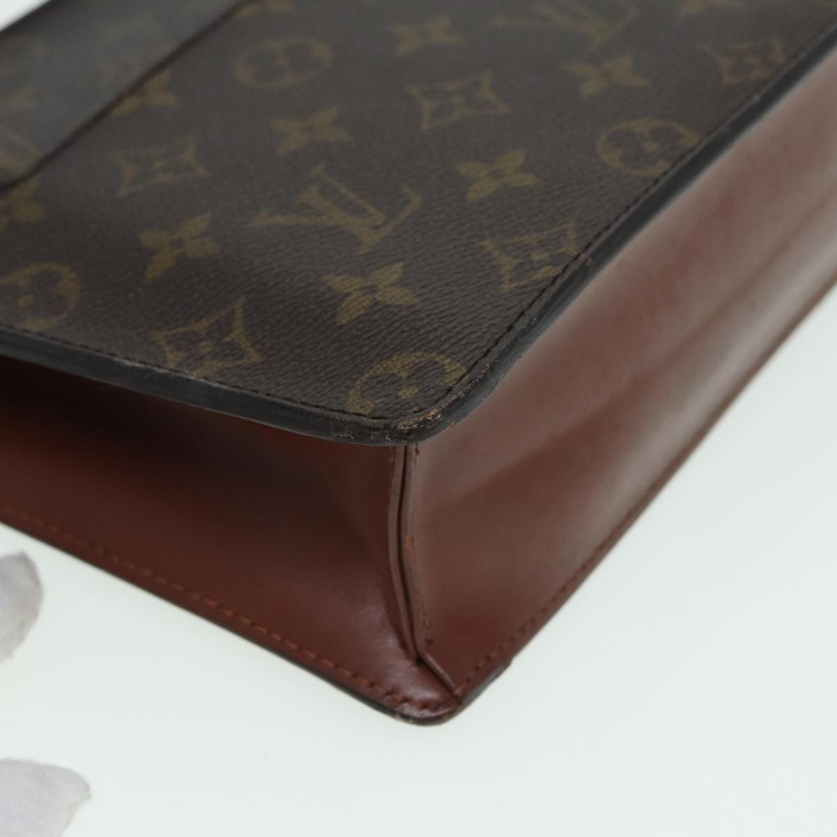 LOUIS VUITTON Monogram Pochette Homme Clutch Bag M51795 LV Auth 79913