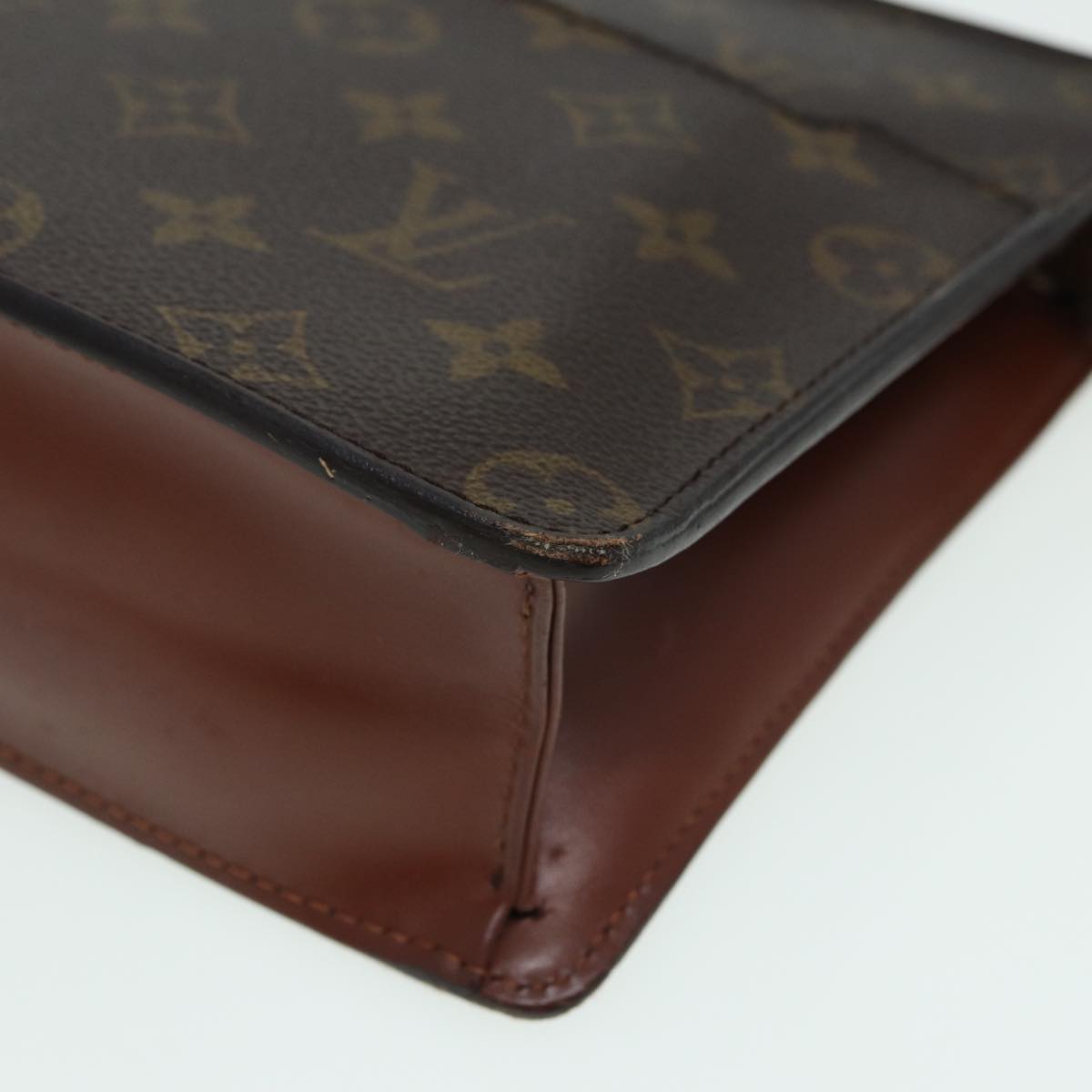 LOUIS VUITTON Monogram Pochette Homme Clutch Bag M51795 LV Auth 79913