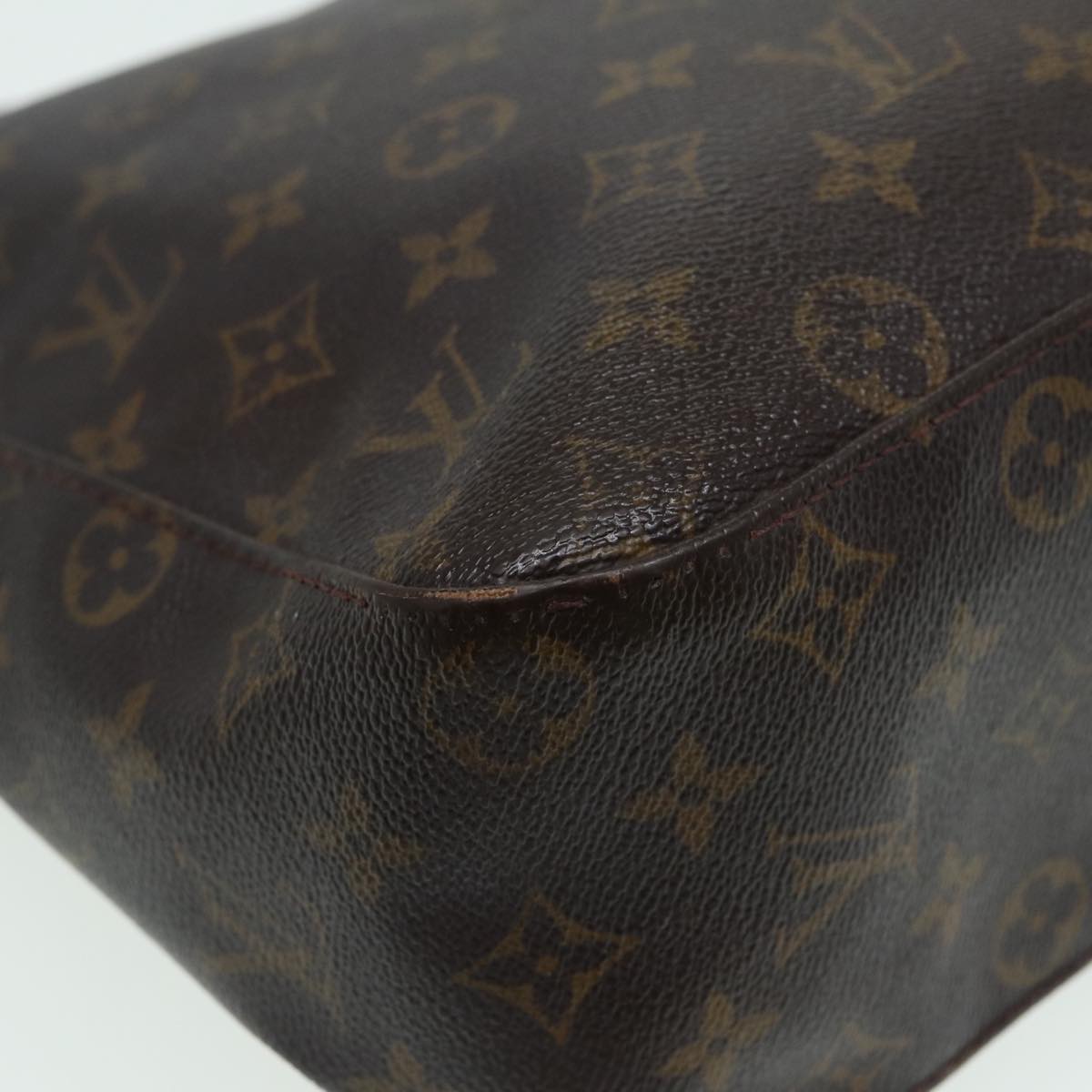 LOUIS VUITTON Monogram Looping GM Shoulder Bag M51145 LV Auth 79914