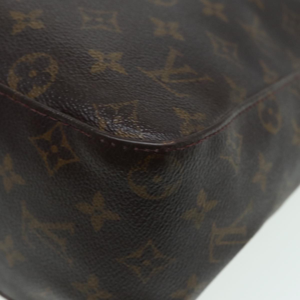 LOUIS VUITTON Monogram Looping GM Shoulder Bag M51145 LV Auth 79914