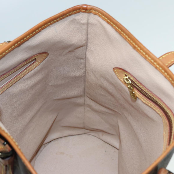 LOUIS VUITTON Monogram Bucket GM Shoulder Bag M42236 LV Auth 79920