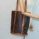 LOUIS VUITTON Monogram Bucket GM Shoulder Bag M42236 LV Auth 79920-22