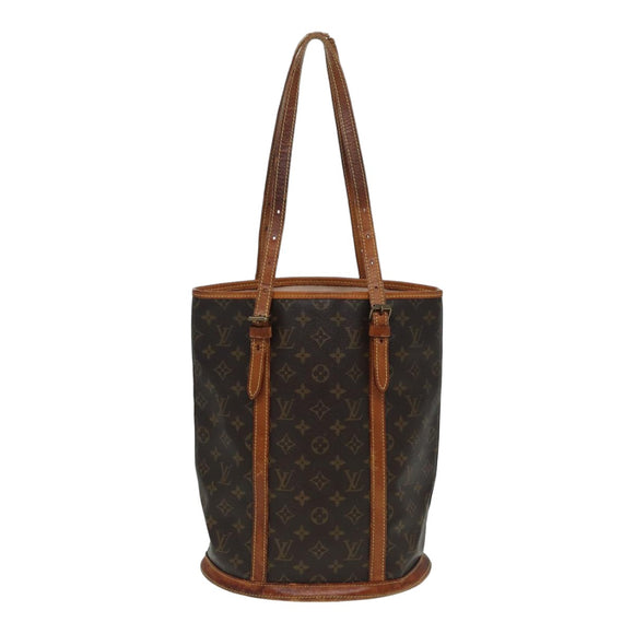 LOUIS VUITTON Monogram Bucket GM Umhängetasche M42236 LV Auth 79920