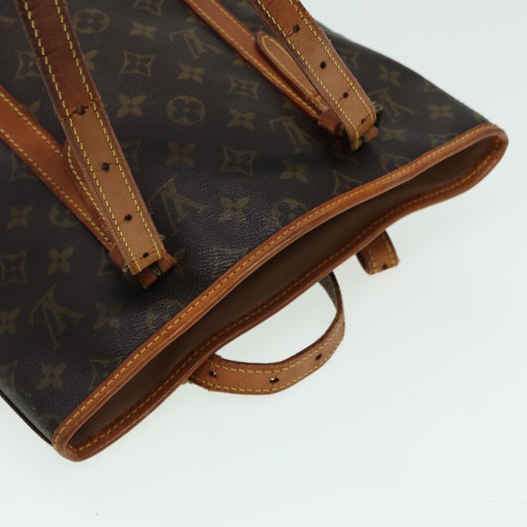 LOUIS VUITTON Monogram Bucket GM Shoulder Bag M42236 LV Auth 79920