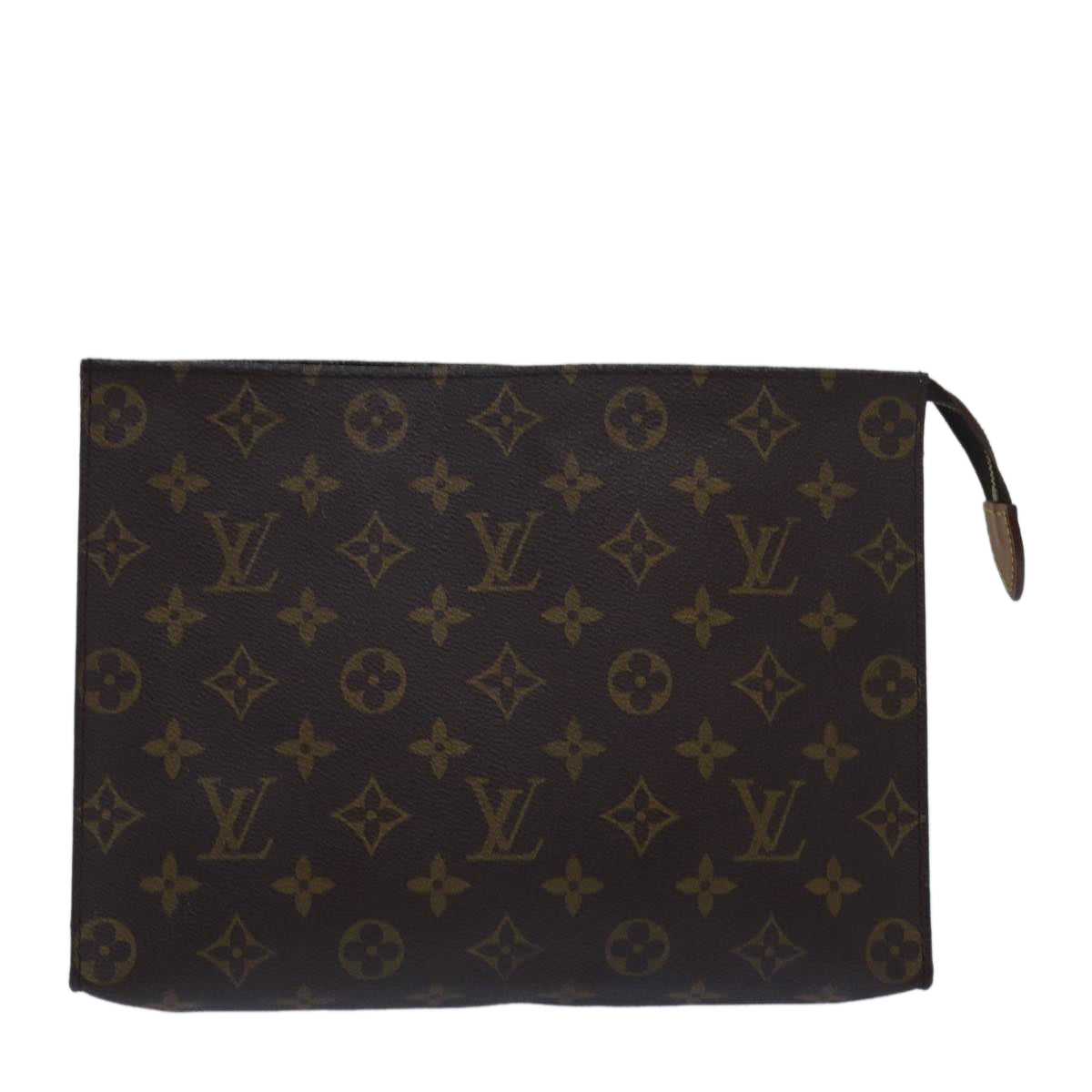 LOUIS VUITTON Monogram Poche Toilette 26 Pouch M47542 LV Auth 79928