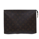 LOUIS VUITTON Monogram Poche Toilette 26 Pouch M47542 LV Auth 79929-13