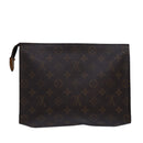 LOUIS VUITTON Monogram Poche Toilette 26 Pouch M47542 LV Auth 79929-2