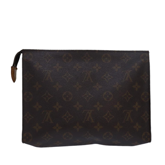 LOUIS VUITTON Monogram Poche Toilette 26 Pouch M47542 LV Auth 79929