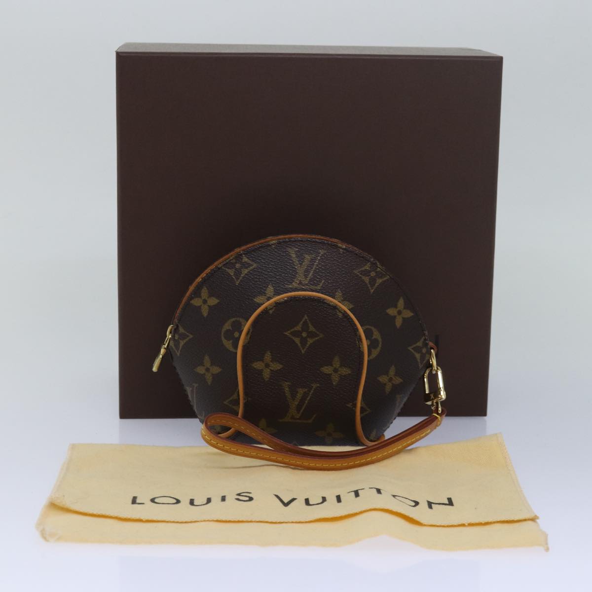 LOUIS VUITTON Monogram Mini ellipse Pouch M51129 LV Auth 79940SA