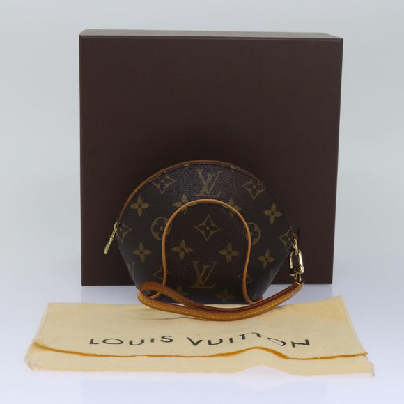 LOUIS VUITTON Monogram Mini ellipse Pouch M51129 LV Auth 79940SAV