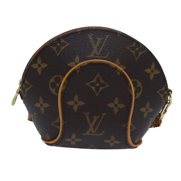 LOUIS VUITTON Monogram Mini ellipse Pouch M51129 LV Auth 79940SAV