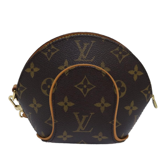 LOUIS VUITTON Monogram Mini ellipse Pouch M51129 LV Auth 79940SAV