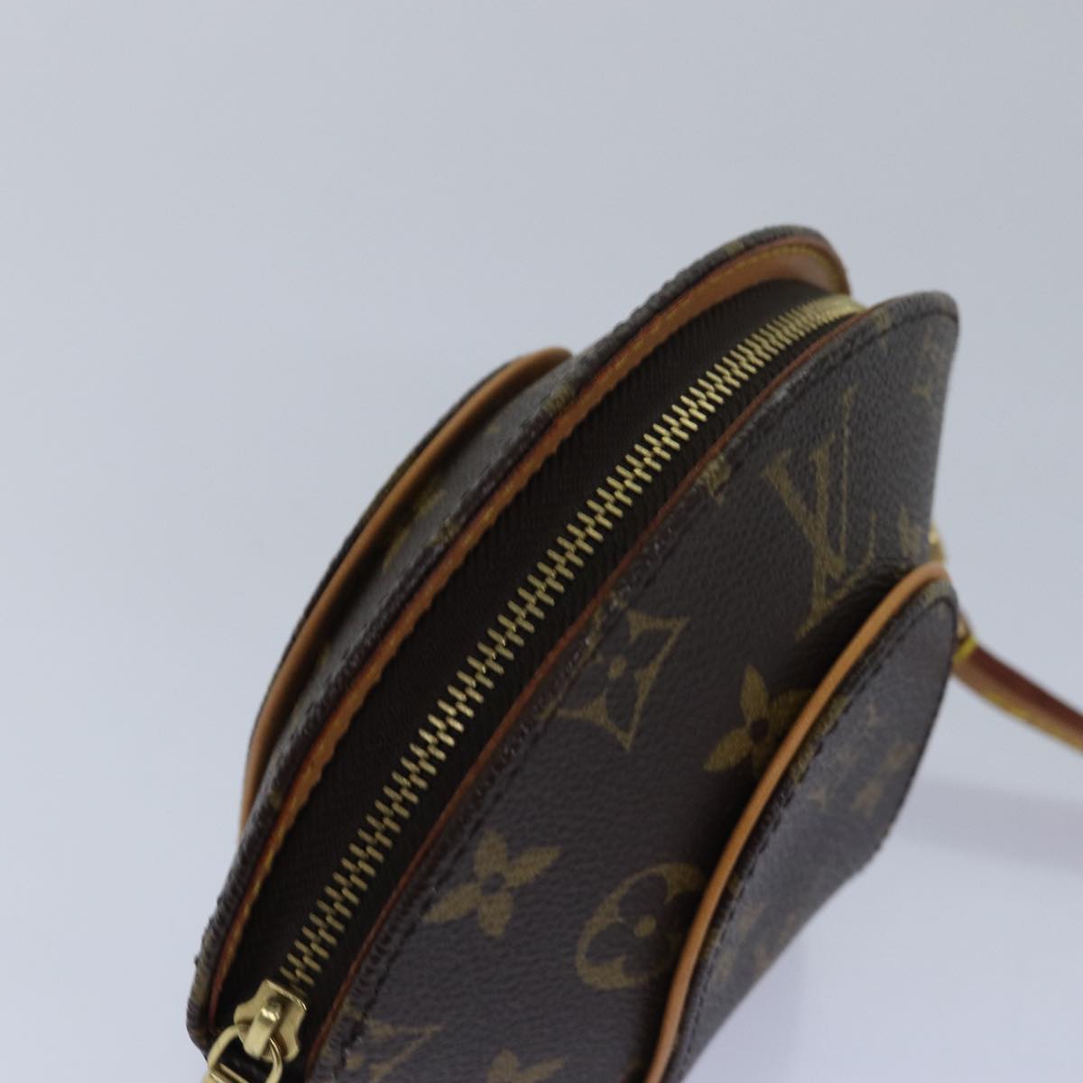 LOUIS VUITTON Monogram Mini ellipse Pouch M51129 LV Auth 79940SA