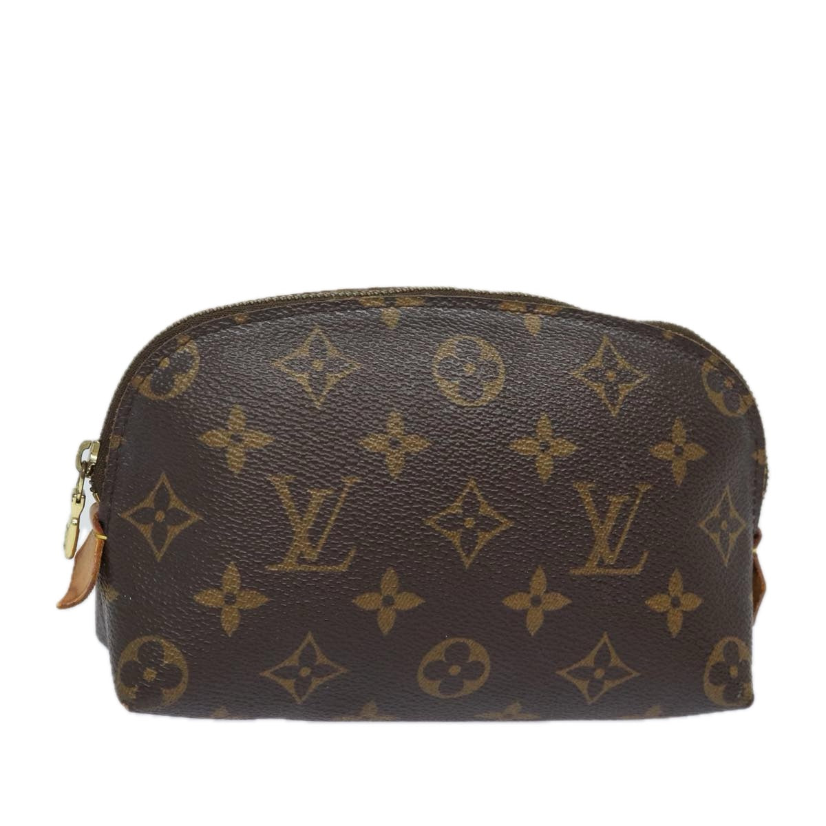 LOUIS VUITTON Monogram Pochette Cosmetic PM Cosmetic Pouch M47515 LV Auth 79942