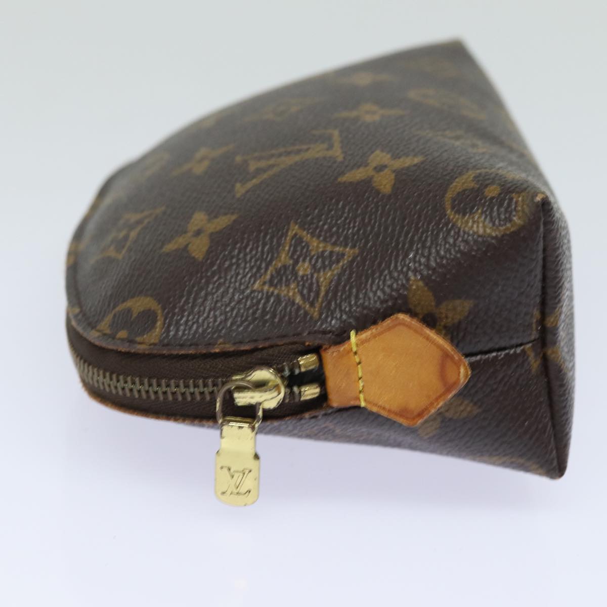 LOUIS VUITTON Monogram Pochette Cosmetic PM Cosmetic Pouch M47515 LV Auth 79942