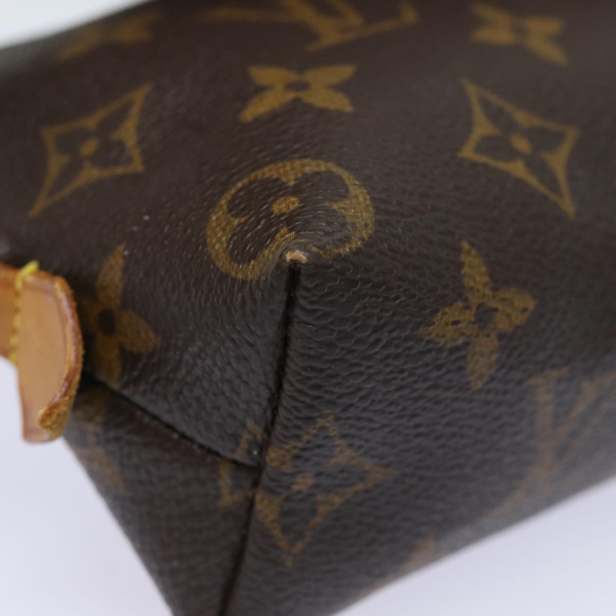 LOUIS VUITTON Monogram Pochette Cosmetic PM Cosmetic Pouch M47515 LV Auth 79942