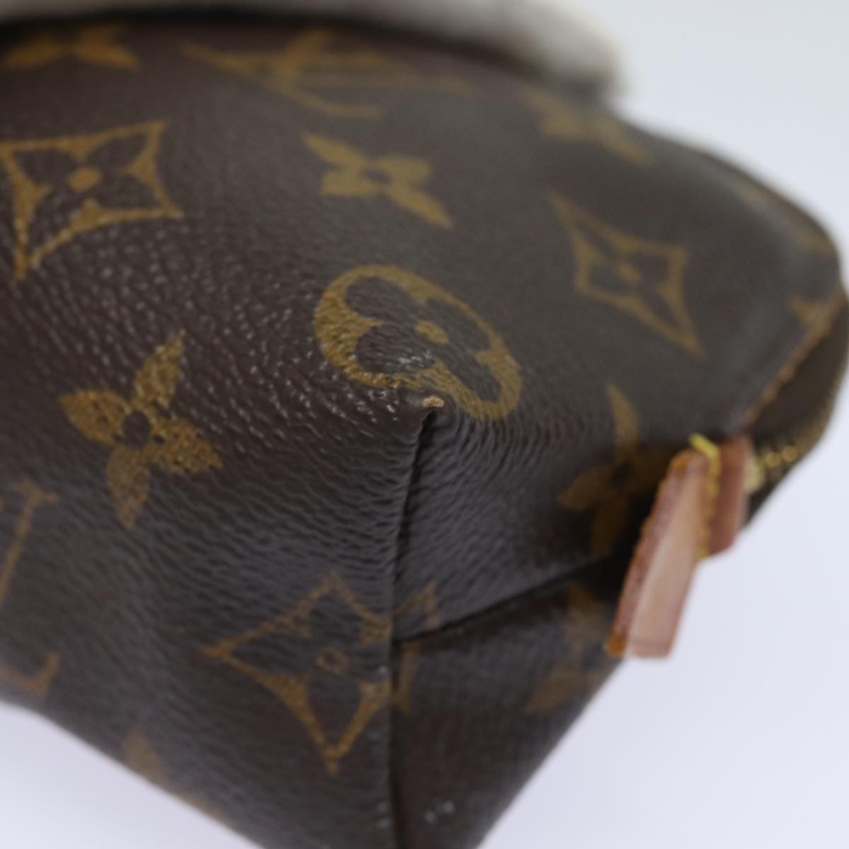 LOUIS VUITTON Monogram Pochette Cosmetic PM Cosmetic Pouch M47515 LV Auth 79942