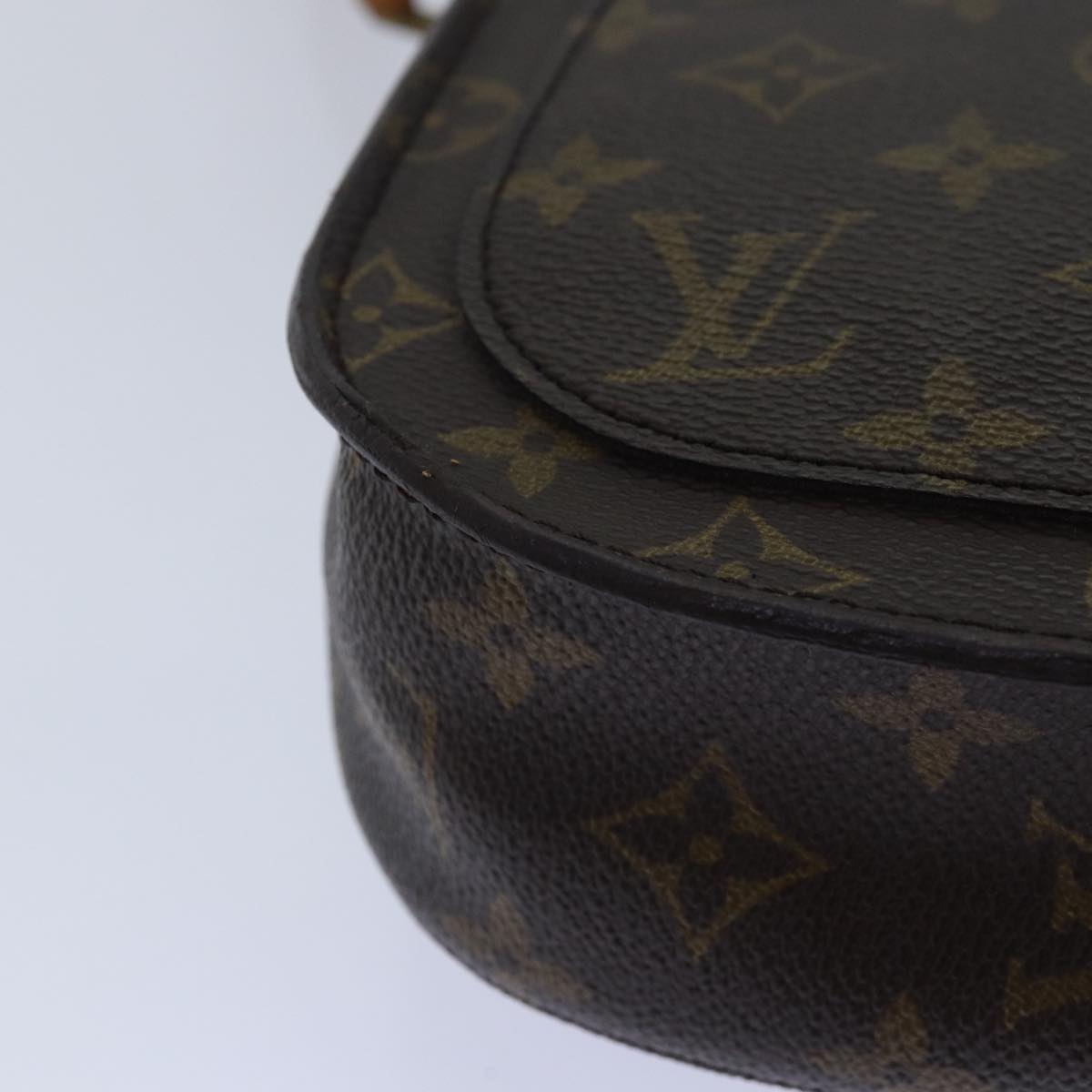 LOUIS VUITTON Monogram Saint Cloud GM Shoulder Bag M51242 LV Auth 79958