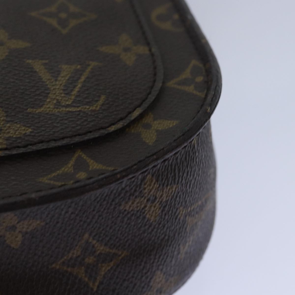 LOUIS VUITTON Monogram Saint Cloud GM Shoulder Bag M51242 LV Auth 79958