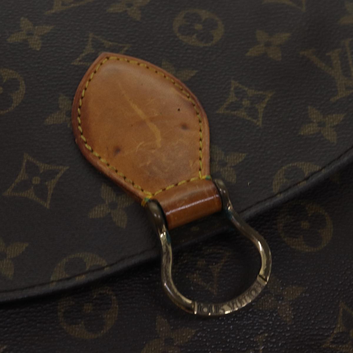 LOUIS VUITTON Monogram Saint Cloud GM Shoulder Bag M51242 LV Auth 79958