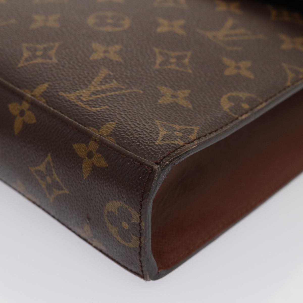 LOUIS VUITTON Monogram Malesherbes Hand Bag M51379 LV Auth 79961