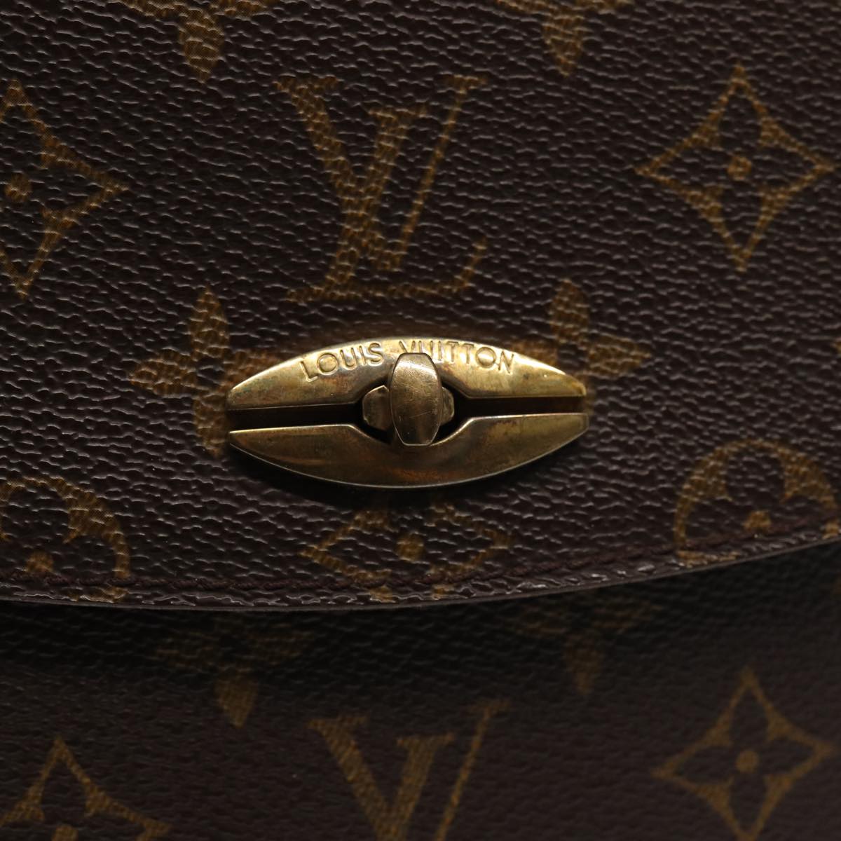 LOUIS VUITTON Monogram Malesherbes Hand Bag M51379 LV Auth 79961