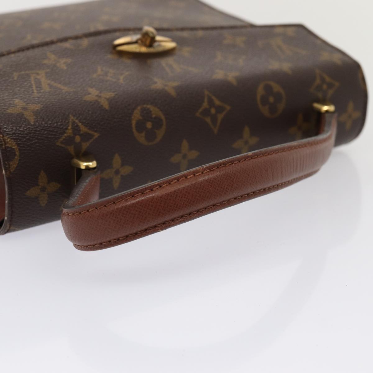 LOUIS VUITTON Monogram Malesherbes Hand Bag M51379 LV Auth 79961