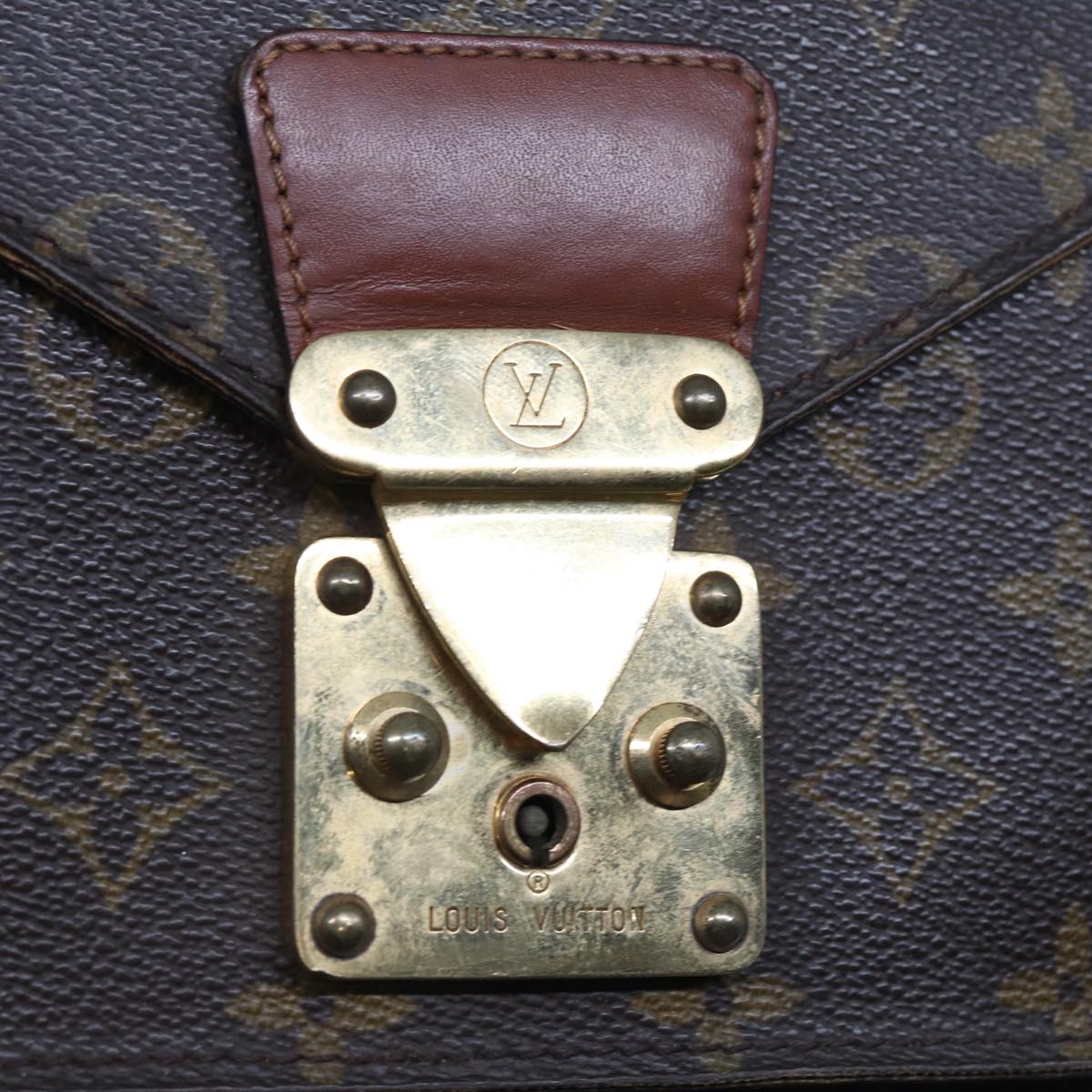 LOUIS VUITTON Monogram Monceau 26 Shoulder Bag M51187 LV Auth 79962