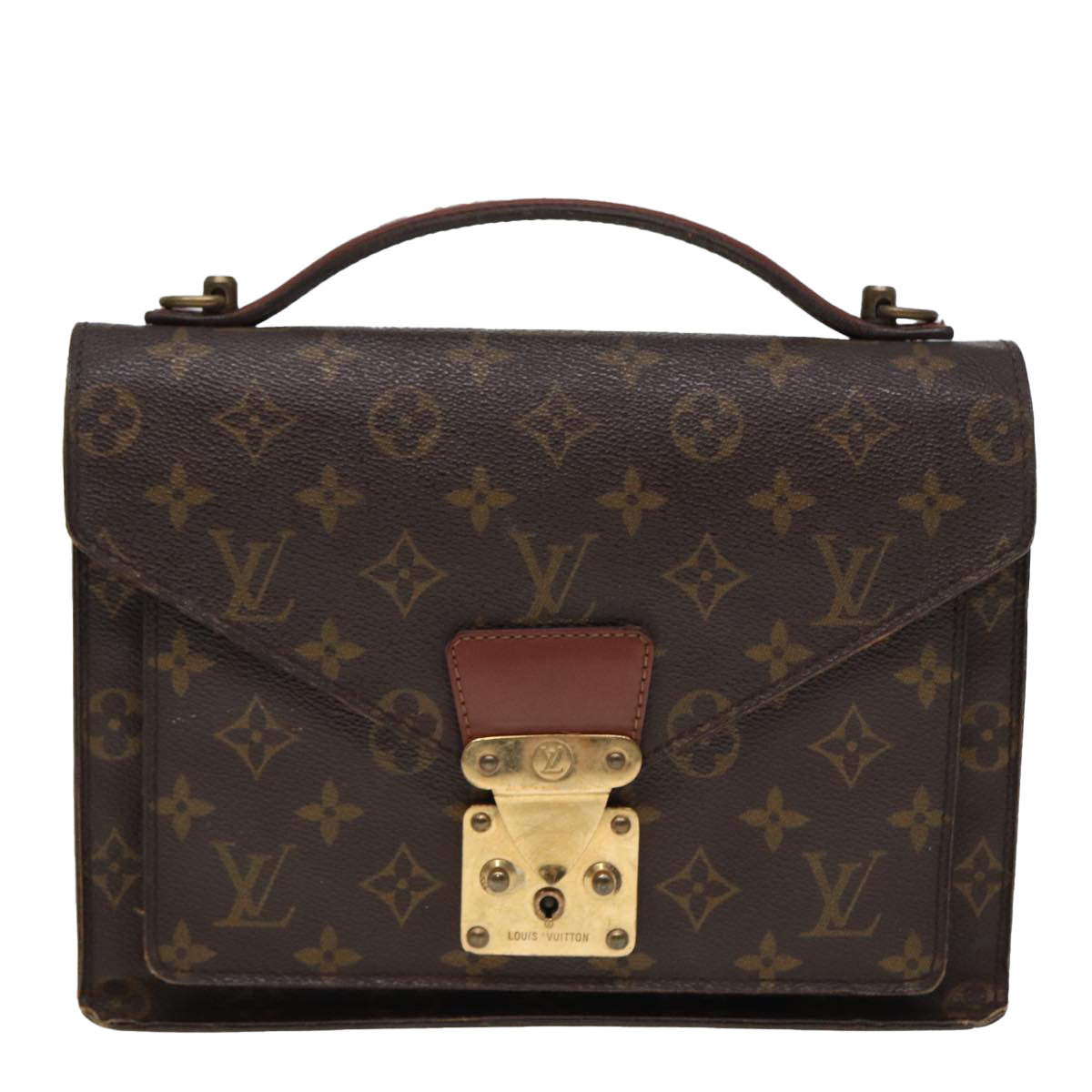 LOUIS VUITTON Monogram Monceau 26 Shoulder Bag M51187 LV Auth 79962