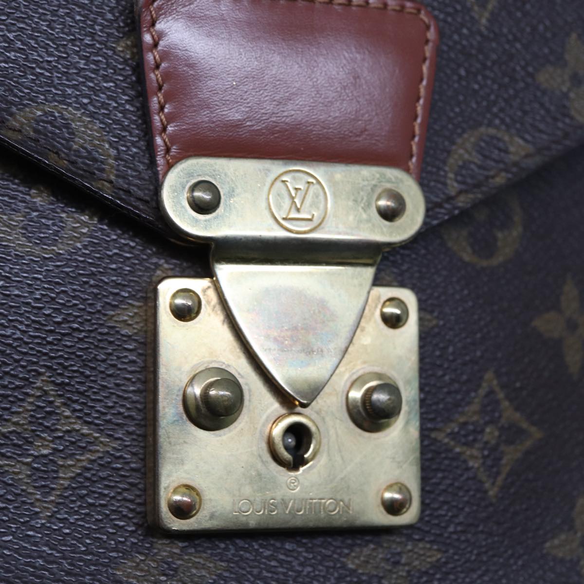 LOUIS VUITTON Monogram Monceau 2Way Hand Bag M51185 LV Auth 79963