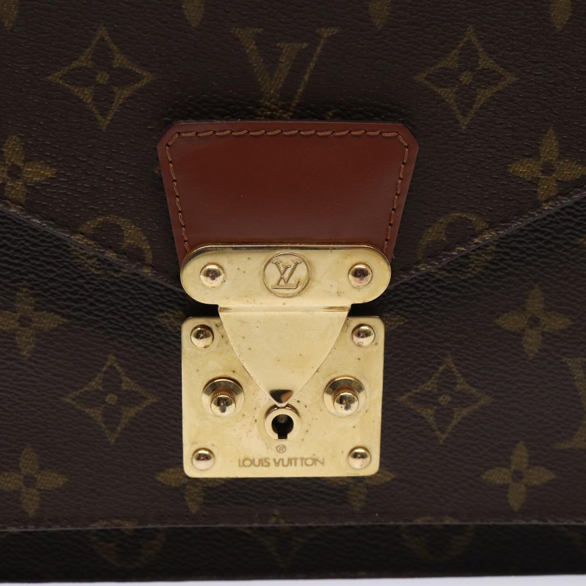 LOUIS VUITTON Monogram Monceau 2Way Hand Bag M51185 LV Auth 79964