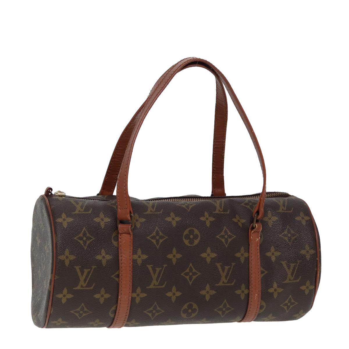 LOUIS VUITTON Monogram Papillon 30 Hand Bag M51385 LV Auth 79969